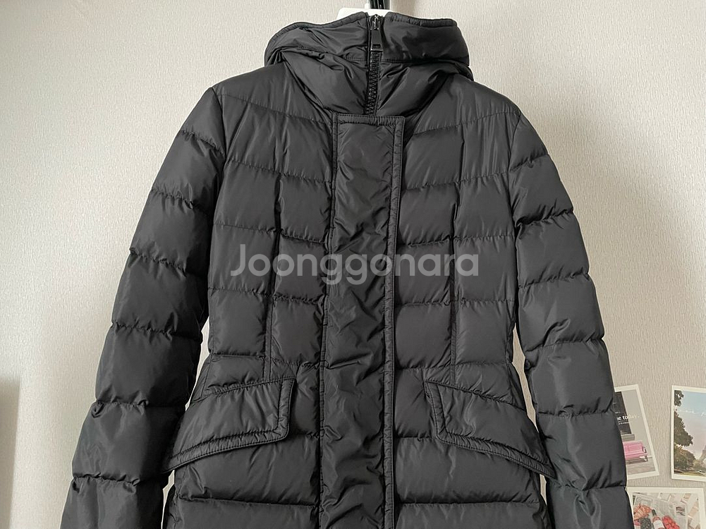 정품 몽클레어 그리베 블랙 롱 후드 패딩 사이즈0--2