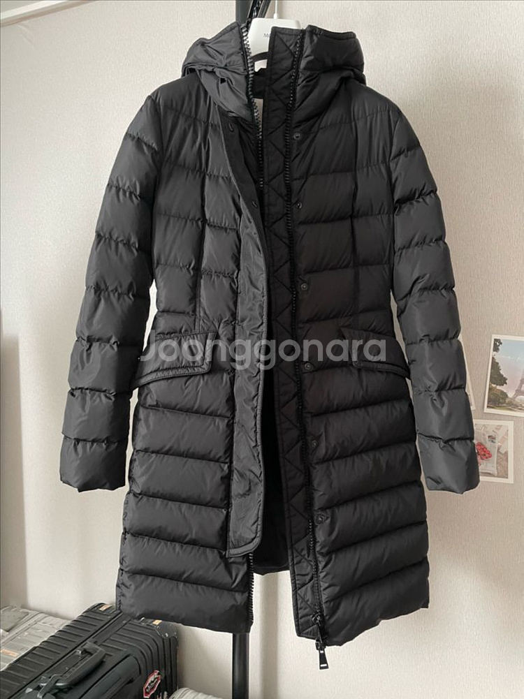 정품 몽클레어 그리베 블랙 롱 후드 패딩 사이즈0--6