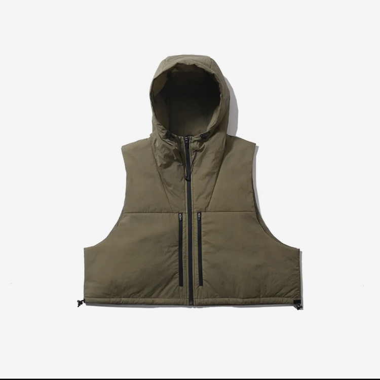 모이프(Moif) 크롭 베스트 HOODED CROP VEST / MARS--0