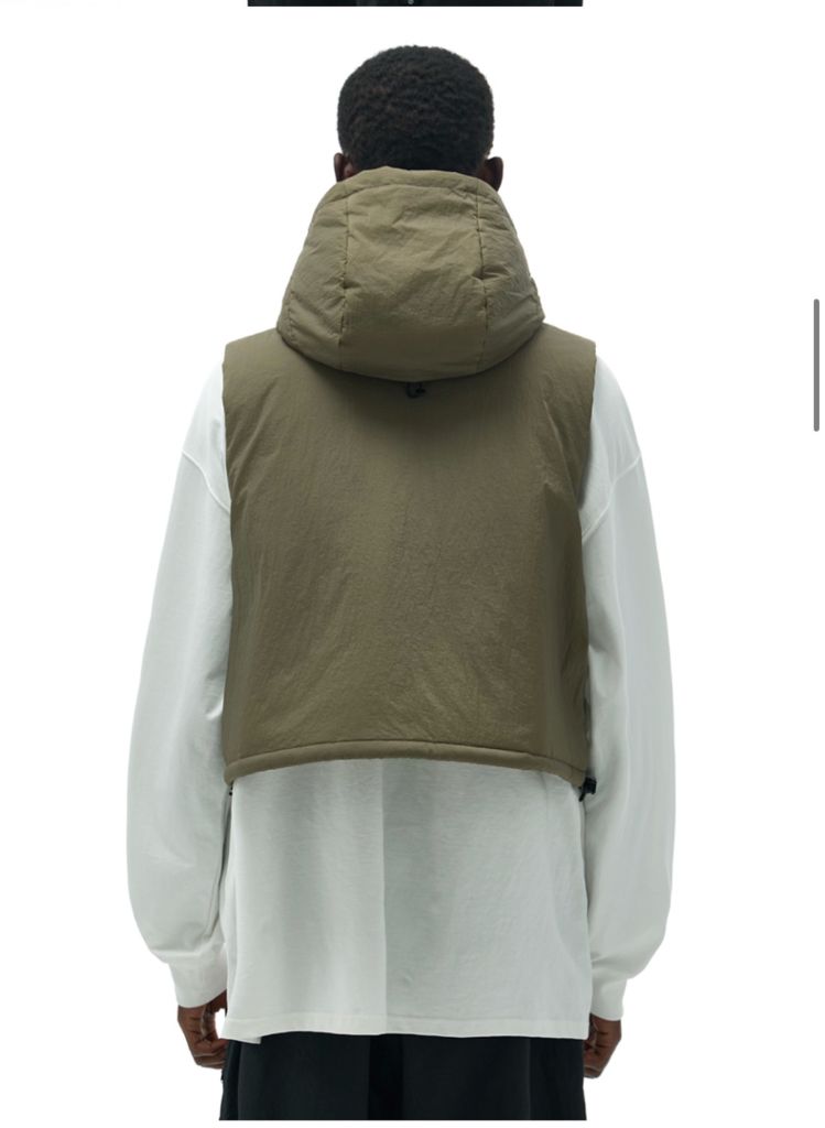 모이프(Moif) 크롭 베스트 HOODED CROP VEST / MARS--5