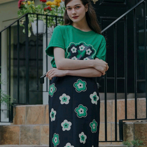 메타퍼(Metapher) MET 플라워 스커트