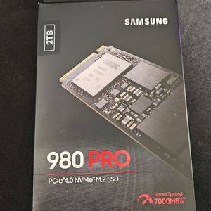 삼성 980 pro M.2 NVMe SSD 2TB 미개봉