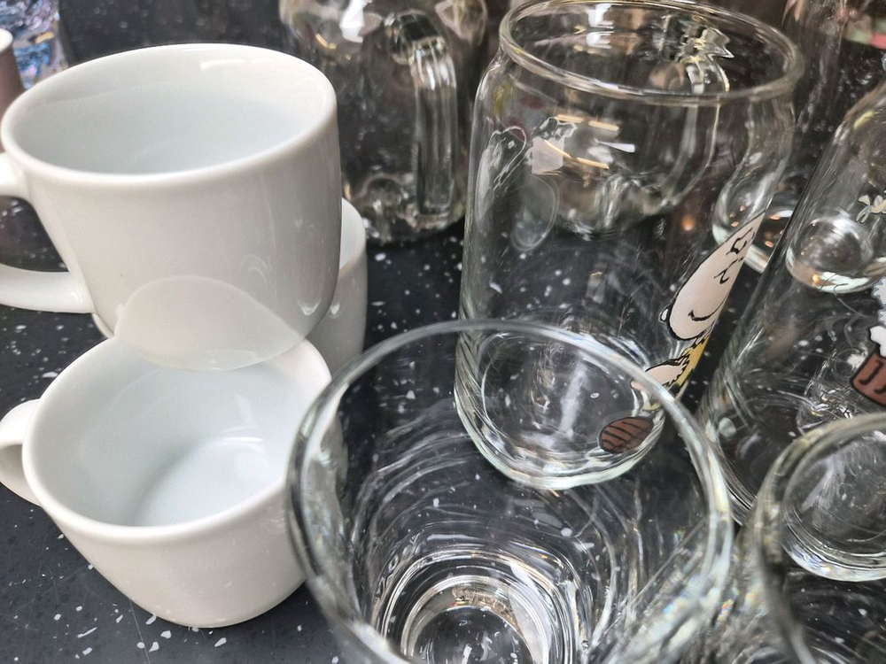 다양한 종류의 유리컵, 머그컵,샷잔 15종 모음 일괄판매(중고&새제품)--4