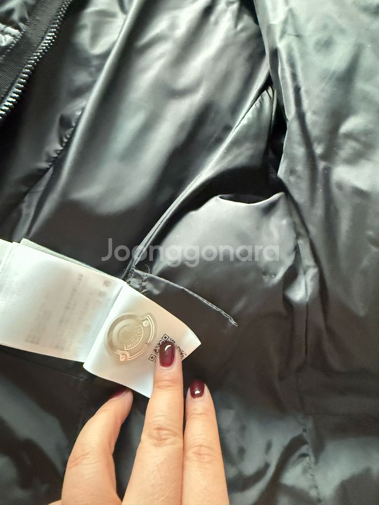 몽클레어 악상떼르 4사이즈 블랙--3