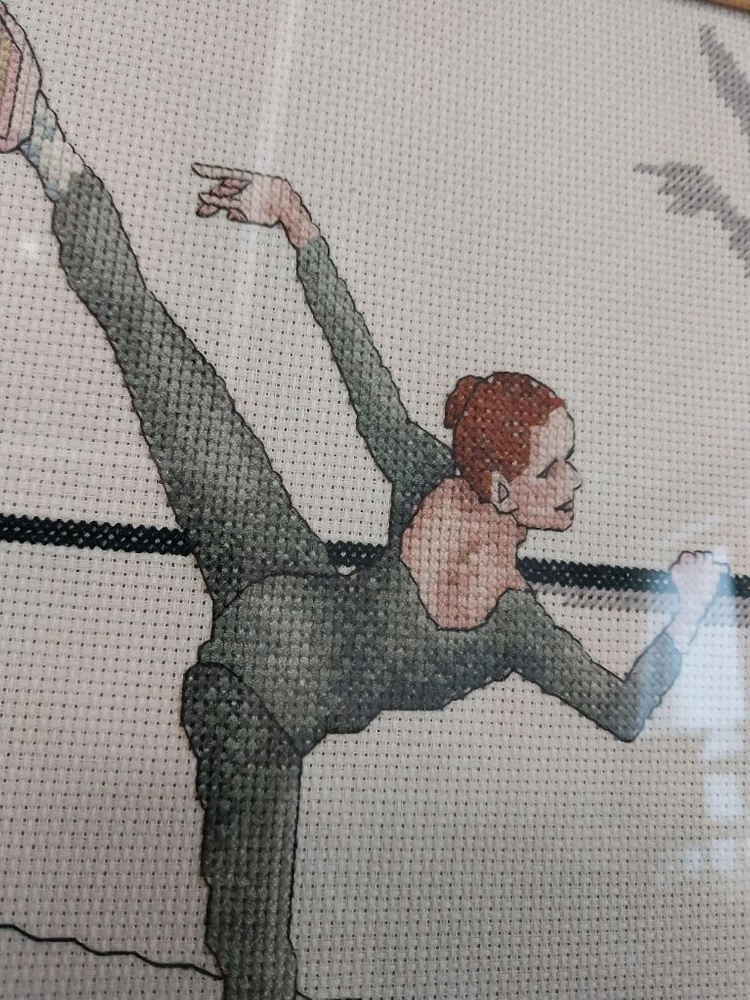 잉체 액자틀 인터넷 발레 십자수 액자--1