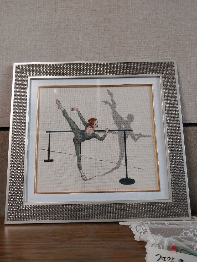 잉체 액자틀 인터넷 발레 십자수 액자--5