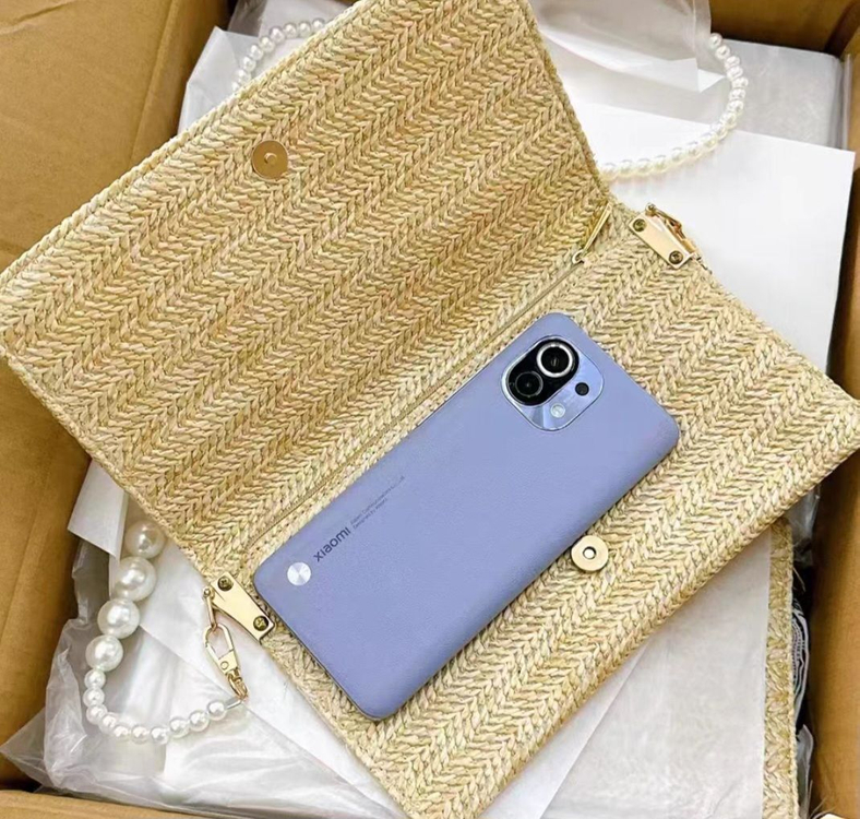 Dior라탄 골드체인 클러치백,이너백(박스 +새상품)--3