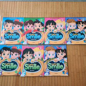 렛츠 스마일 1-4 키즈 영어교재스튜던트북 워크북