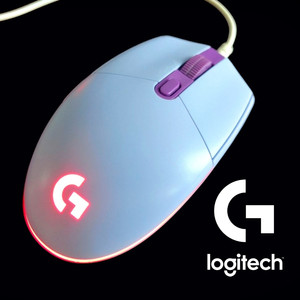 로지텍 G102 라이트싱크 라일락 게이밍 마우스