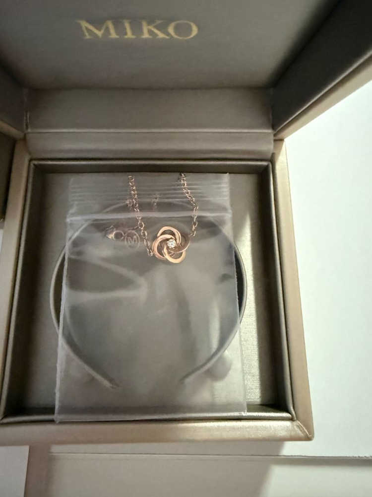 미꼬 로제 다이아 팔찌--5