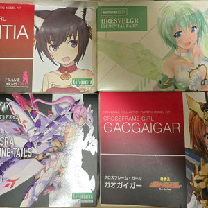 미개봉 코토부키아 프암걸/메가미디바이스/용자걸 4개 일괄 팝니다 가오가이가 아수라 구미 레티시아 흐레스베르크