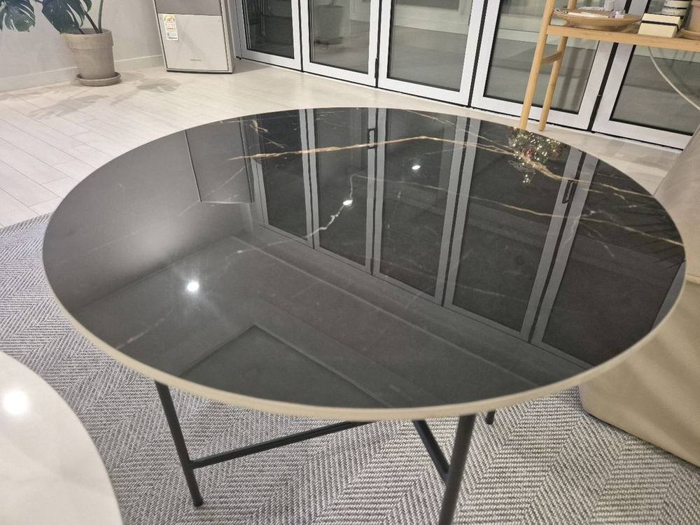 까사미아 몰타 세라믹 거실 테이블(원형)--4