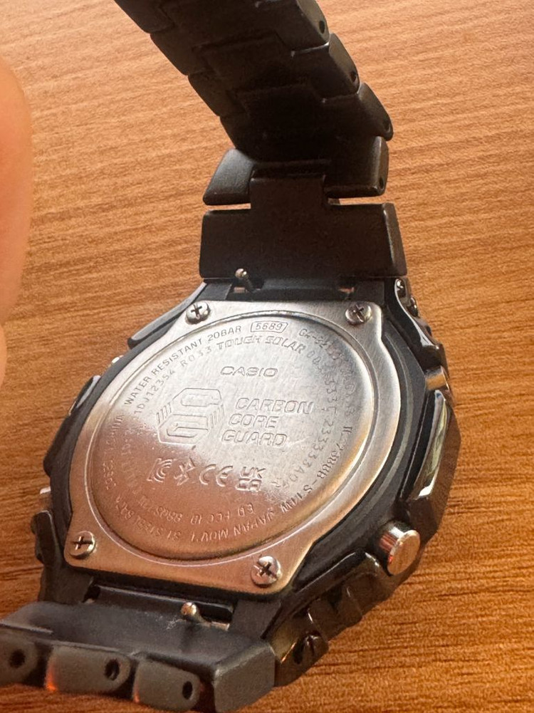 카시오 지샥 GA-B2100 지얄오크 터프솔라 블루투스 메탈 시계--5