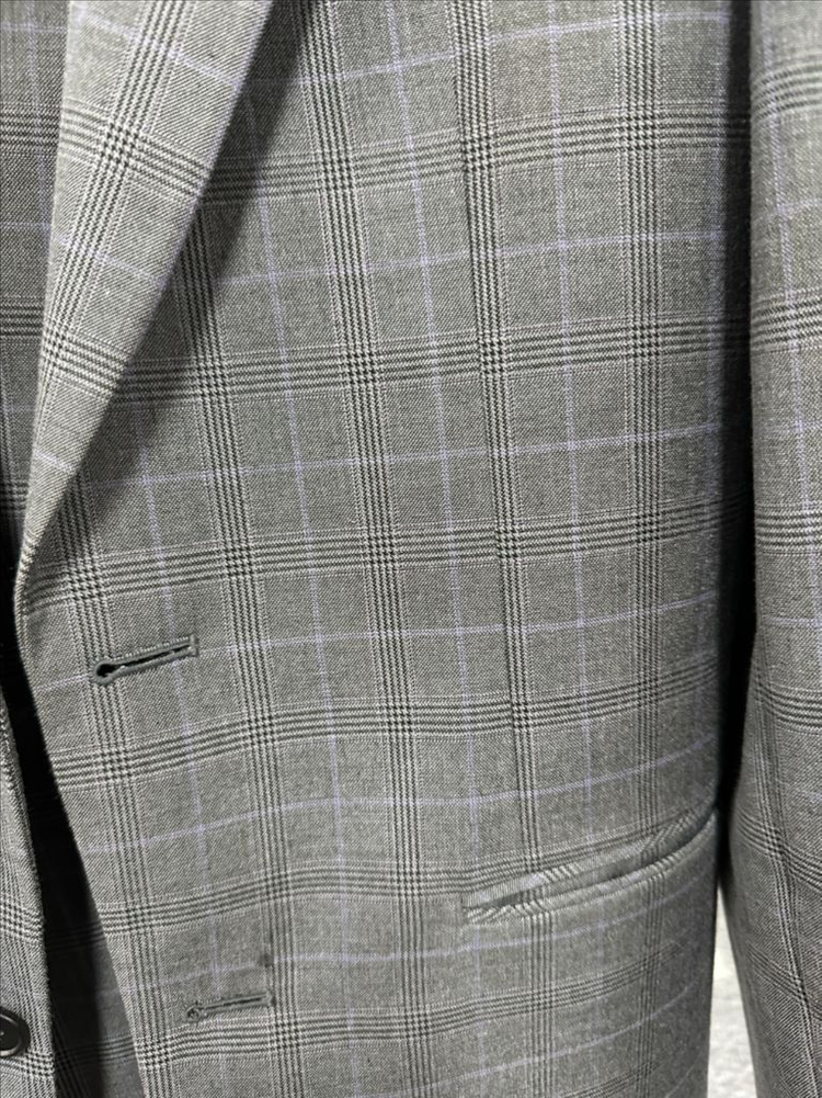 맞춤정장 그레이체크--2