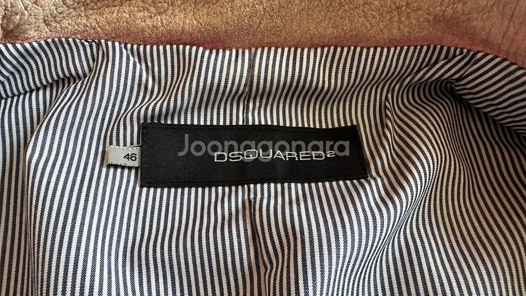 디스퀘어드2 DSQUARED2 가죽 자켓 46사이즈 정--3
