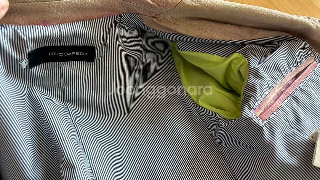 디스퀘어드2 DSQUARED2 가죽 자켓 46사이즈 정--4