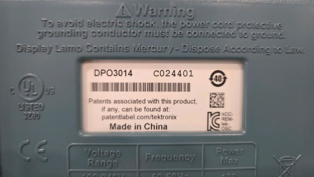 DPO 3014 Digital Phosphor Oscilloscope--5