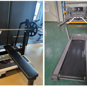 가격인하]피티샵 폐업으로 A급 떨이 덤벨, 원판, 고무매트 위너핏 레그프레스/브이스쿼트/벤치프레스 디랙스 러닝