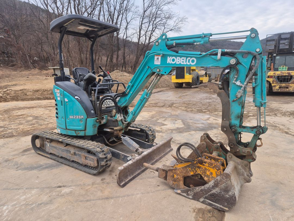 미니굴삭기 코벨코 SK23SR-6 2024년 1600시간 집게, 풀세트 이미지