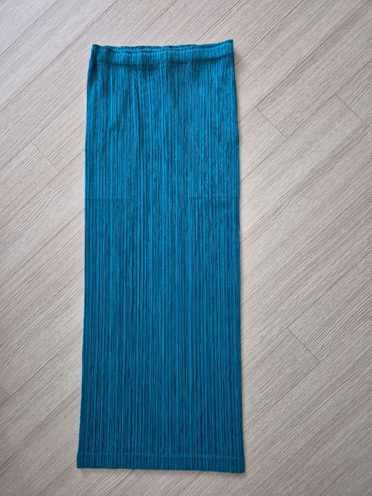 플리츠플리즈 25년 7월 씨커스커트 피콕 블루 3사이즈--1