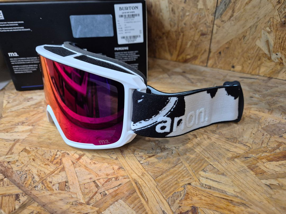 아논 M3 화이트 프레임 고글/렌즈3개 팝니다--1