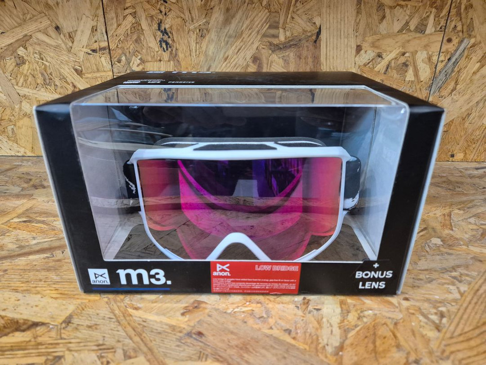 아논 M3 화이트 프레임 고글/렌즈3개 팝니다--7
