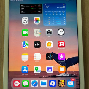 아이패드 에어 2세대 골드 색상 셀룰러