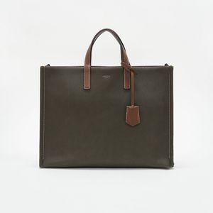 헤지스 그린 워싱가죽 서류 가방