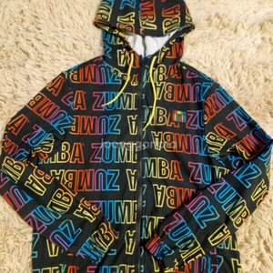 줌바 웨어 후드 집업 바람막이 점퍼