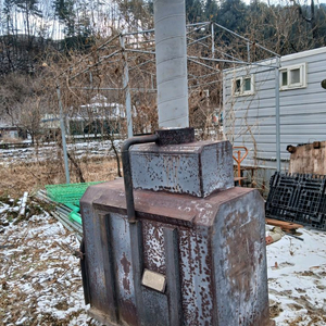 특 대형 공장용 창고용. 화목 난로