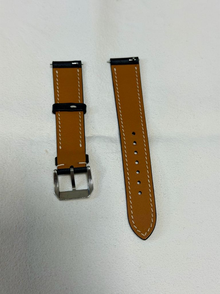 룩쏘 스위프트 송아지 스트랩 18mm 블랙--1