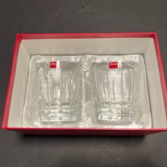 Baccarat 크리스탈 Arlequin 텀블러 컵 1조 미사용품