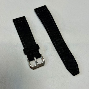 스쿠알로 캔버스 스트랩 18mm 블랙