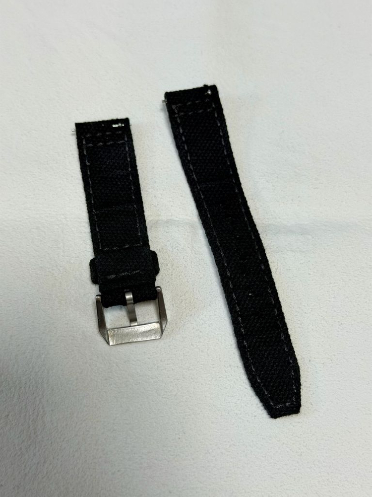 스쿠알로 캔버스 스트랩 18mm 블랙--1