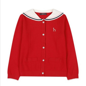 헤지스키즈 세일러카라 가디건 145사이즈