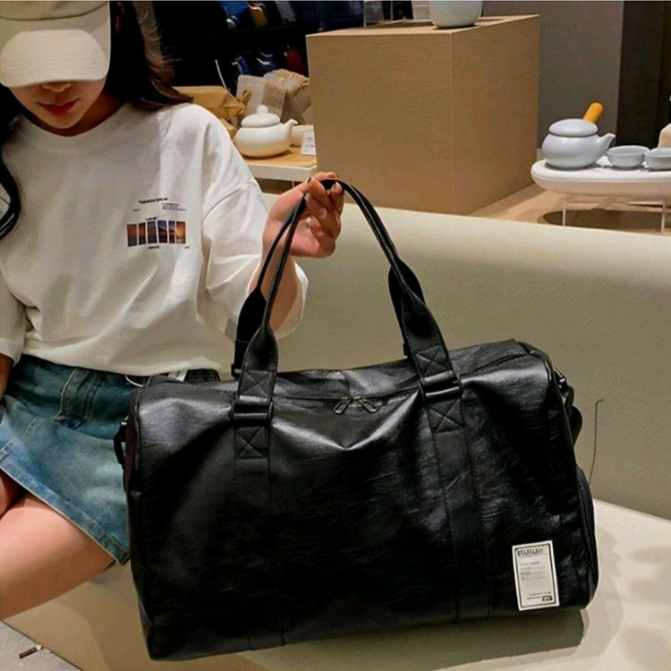 PU 보스턴백 여행가방 헬스가방 생활방수 대용량 가방--4