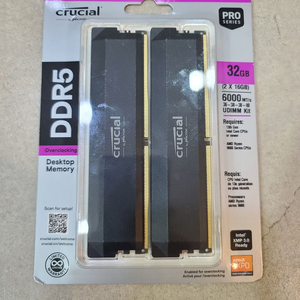 [미개봉] Crucial Pro DDR5 32GB Kit (16GBx2)