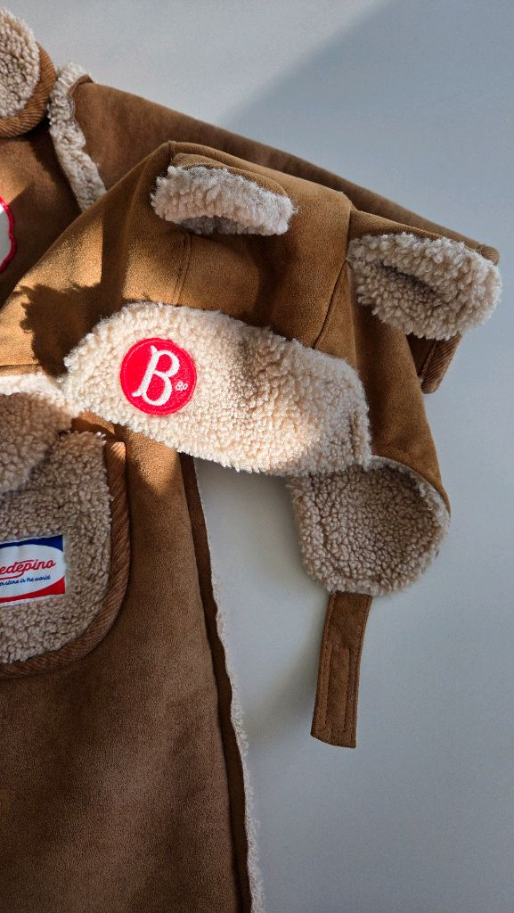 베베드피노 티그레 오버롤 90 모자 세트--3