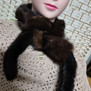 천년밍크꽈배기형목도리