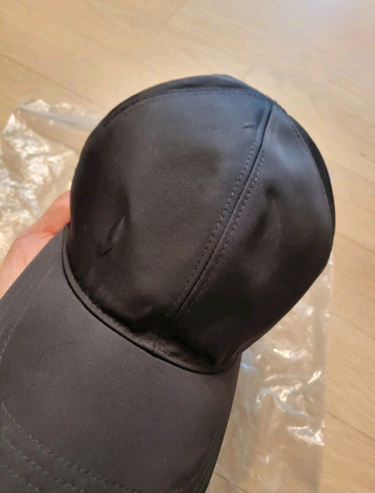 프라다 개버딘 나일론 모자 볼캡 L--6