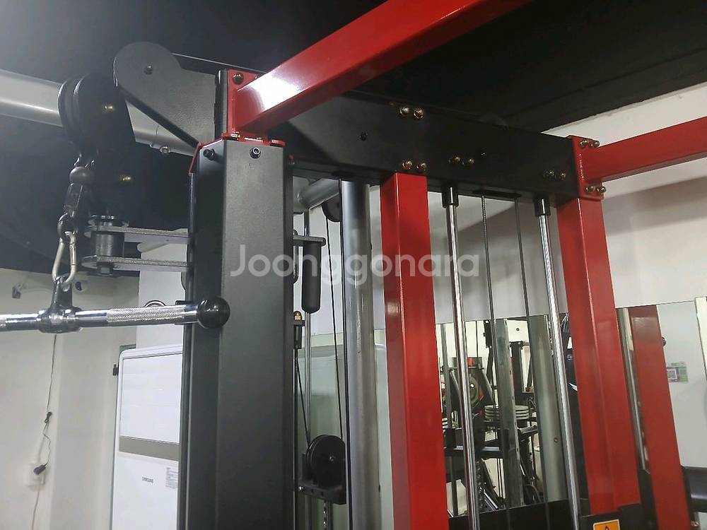 홈짐 중고헬스기구 아이언렉스 듀얼풀리 케이블크로스 머신--3