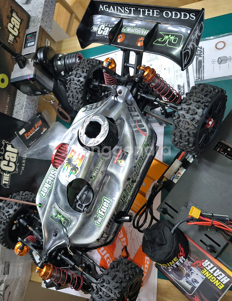 *각종교신가능*니트로엔진RC카1/8하이엔드급JQ theCar풀패키지알씨카셋~바람에언덕에서--4