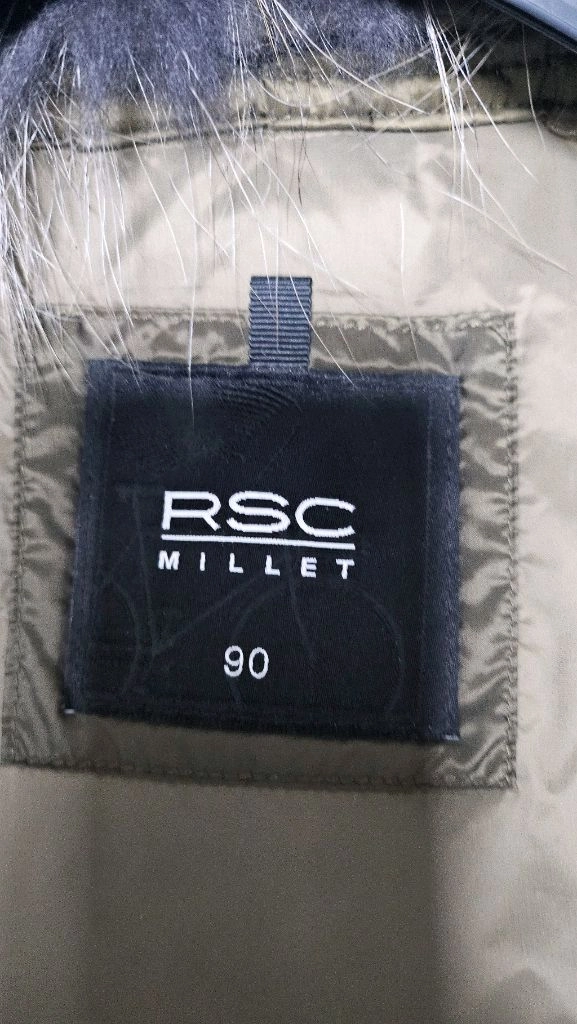 [90]밀레-RSC 라쿤 퀼팅 패딩 (카키브라운) 이미지