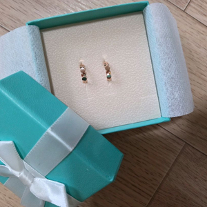 14k 정품 로즈골드 원터치 귀걸이 새것