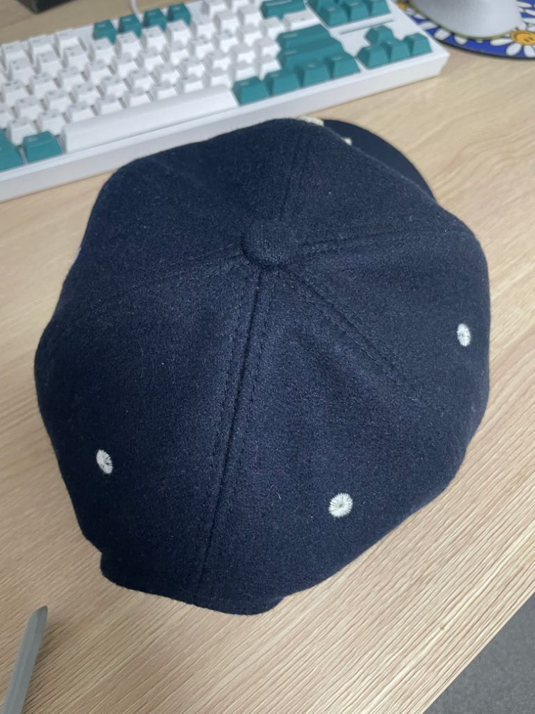 유니폼브릿지 앵커 네이비 울 볼캡--2