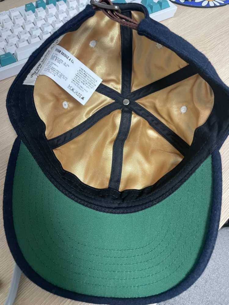 유니폼브릿지 앵커 네이비 울 볼캡--3