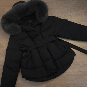 상태최상 지컷 사가퍼 구스다운 벨트패딩 오버핏 55(66가능)