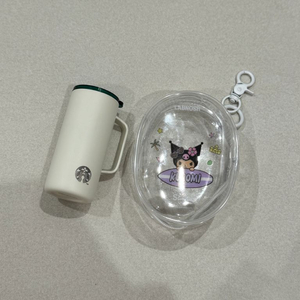 태닝 쿠로미 파우치 스타벅스 미니 키링 들어감