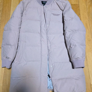 캘빈클라인 퍼포먼스 여성 롱패딩 L 100 라일락