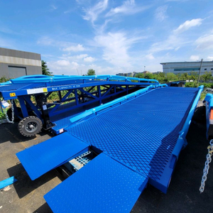 중고 이동식도크 컨테이너도크 하역도크 일체형 지게차 컨테이너 상하차 작업 이미지